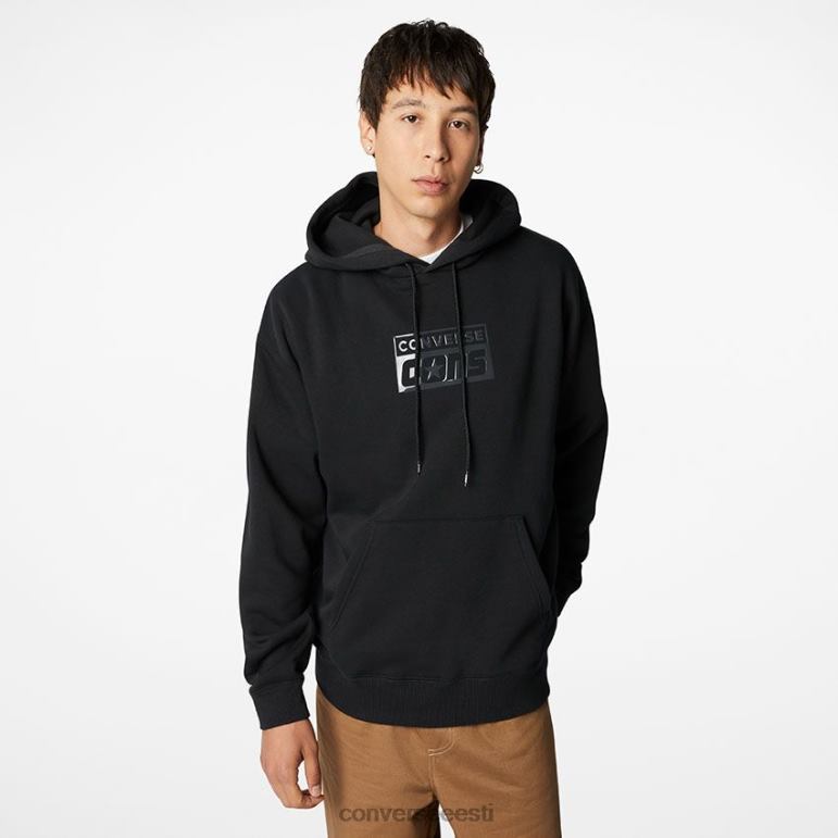 Converse miinused fliisist pullover-hoodie mehed F0Z8P398 Riietus must